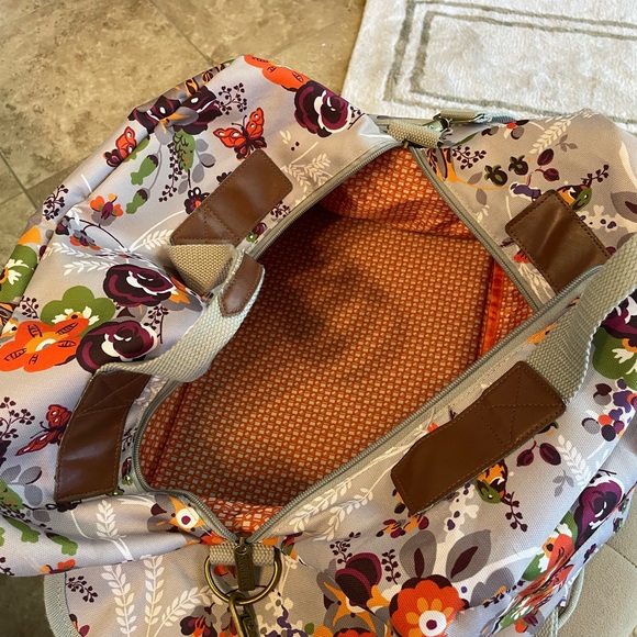 Storyhorse Large, floral duffel bag- barely used - Picture 3 of 4